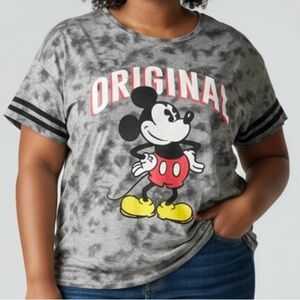 Disney Junior Women Black XXL
Tie Dye Short Sleeve Crewneck T-Shirt Mickey Mouse